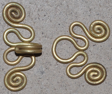 brass wire clasps
